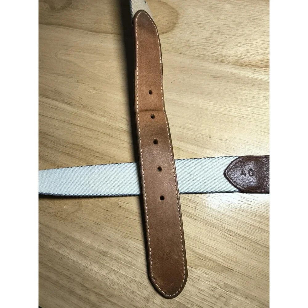Doc Murphy | Golf Belt | Size 40| Khaki, Canvas Leather
